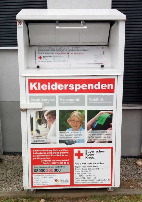 Kleiderspenden Container