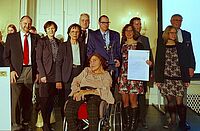 Gruppenbild der Preisverleihung des Bayerischer Innovationspreis Ehrenamt